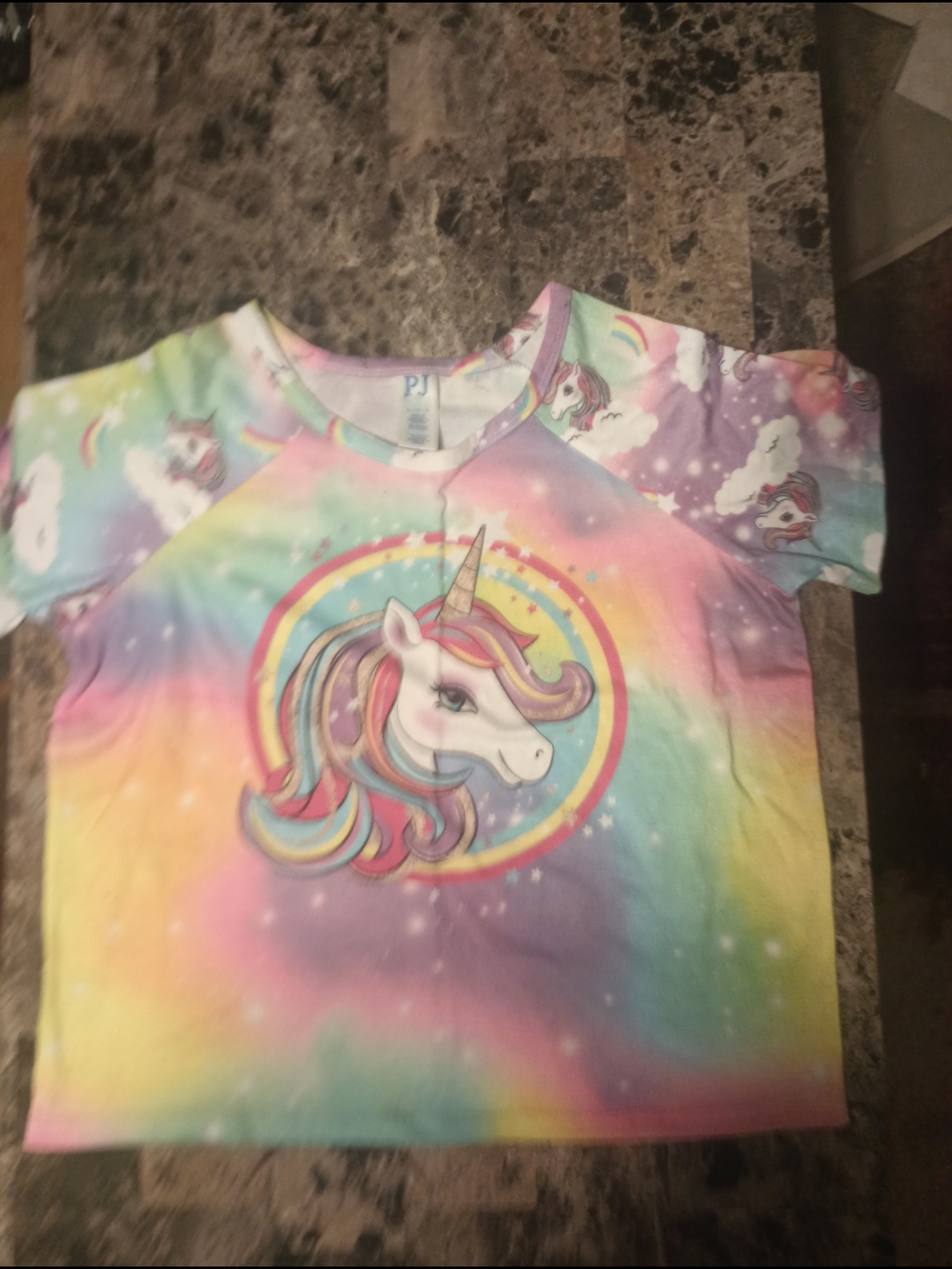 Place Rainbow Unicorn Pastel Tee